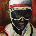 painting of male mountaneer